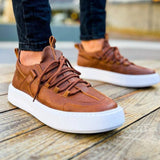 Low Top Casual Sneakers for Men by Apollo | Monza in Brown