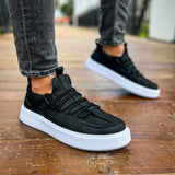 Low Top Casual Sneakers for Men by Apollo | Monca in Black