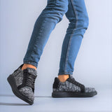 Men's Low Top Casual Sneakers by Apollo Moda | Leo Camo Stone