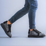Men's Low Top Casual Sneakers by Apollo Moda | Leo Camo Stone