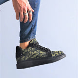 Men's Low Top Casual Sneakers by Apollo Moda | Leo Camo Verdant