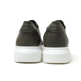 Slip-On Platform Sneakers for Men by Apollo | Luiz in Verdant Vision