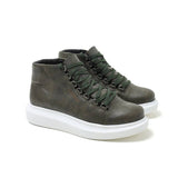 High Top Platform Sneakers for Women by Apollo | Kelly in Verdant Allure