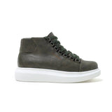 High Top Platform Sneakers for Women by Apollo | Kelly in Verdant Allure