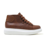 High Top Platform Sneakers for Women by Apollo | Kelly in Earthy Elegance