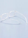 Men Clear Acrylic Frame Glasses - Apollo Moda