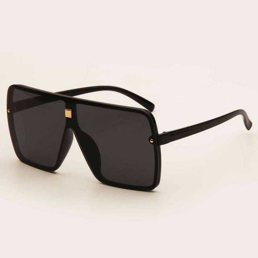 Men Flat Top Shield Fashion Glasses - Apollo Moda