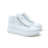 High Top Platform Sneakers for Men by Apollo | Kelly in Pristine Purity