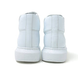 High Top Platform Sneakers for Men by Apollo | Kelly in Pristine Purity