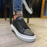 Casual Stylish Men's Sneakers | La La Shoeland | Etoro in Black