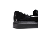 Dress Shoe Loafer for Men by Apollo | Roma in Lustrous Noir Patina