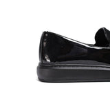 Dress Shoe Loafer for Men by Apollo | Roma in Lustrous Noir Patina