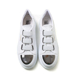 Slip-On Metal Toe Cap Sneakers for Men by Apollo | Luiz X in Pristine Purity