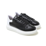 Low Top Casual Platform Sneakers for Women by Apollo | Pluto X in Bold Black