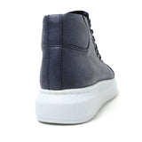 High Top Platform Sneakers for Women by Apollo | Kelly in Nautical Elegance