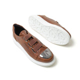 Slip-On Sneakers with Metal Toe for Men by Apollo | Luiz X in Tawny Temptation