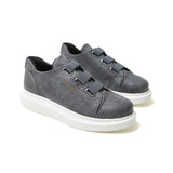 Slip-On Platform Sneakers for Men by Apollo | Luiz in Graphite Grace