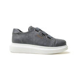 Slip-On Platform Sneakers for Men by Apollo | Luiz in Graphite Grace