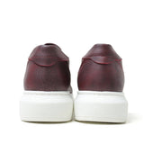 Slip-On Sneakers with Metal Toe for Men by Apollo | Luiz X in Bordeaux