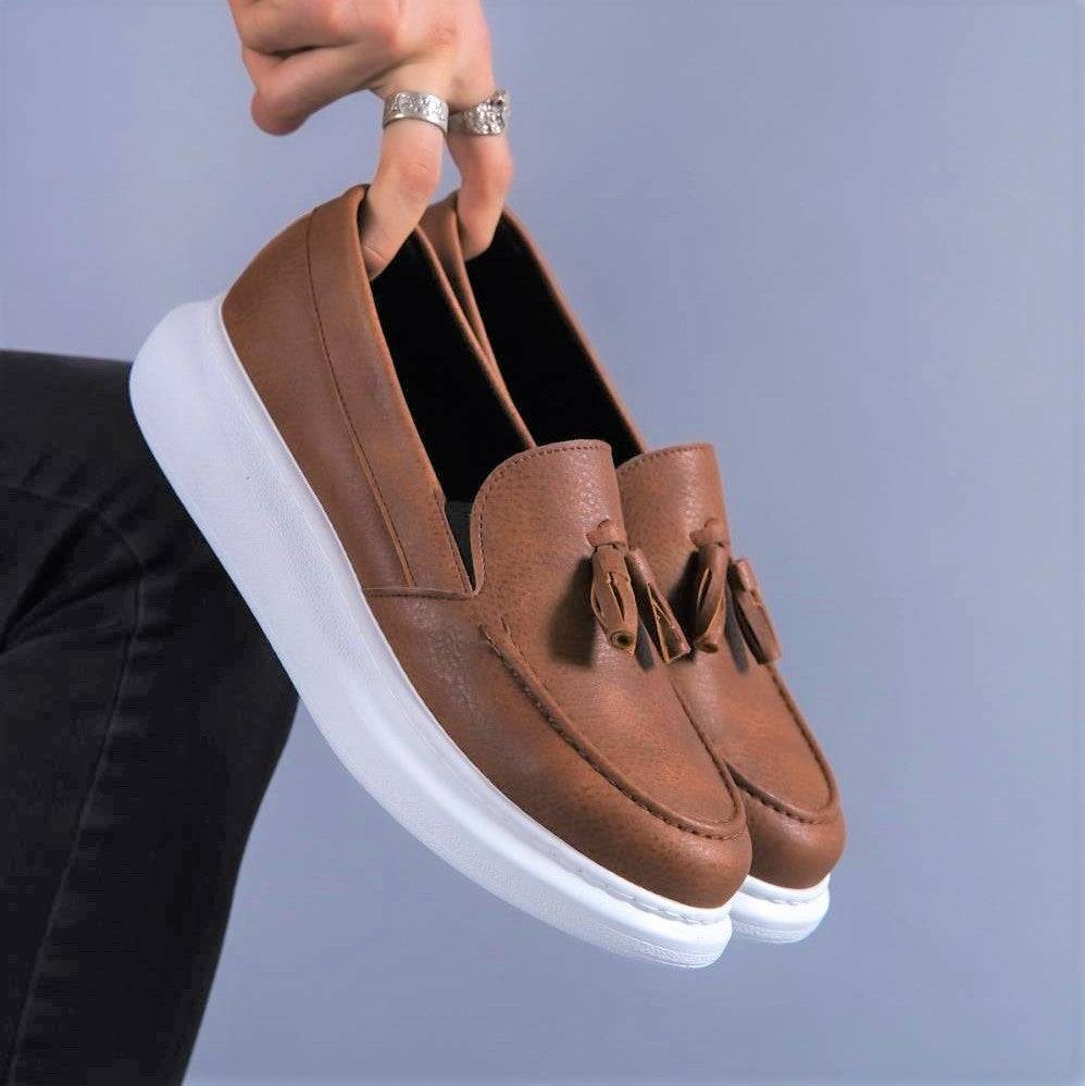 Men's Classic Fashionable Loafers by Apollo Moda | Paris Autumn Serenade