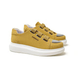 Slip-On Sneakers with Metal Toe for Men by Apollo | Luiz X in Desert Dawn