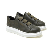 Slip-On Platform Sneakers for Men by Apollo | Luiz in Verdant Vision