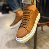 Casual Stylish Men's Sneakers | La La Shoeland | Etoro in Brown