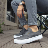 Sasha Sneakers 'Gray & White' - Apollo Moda